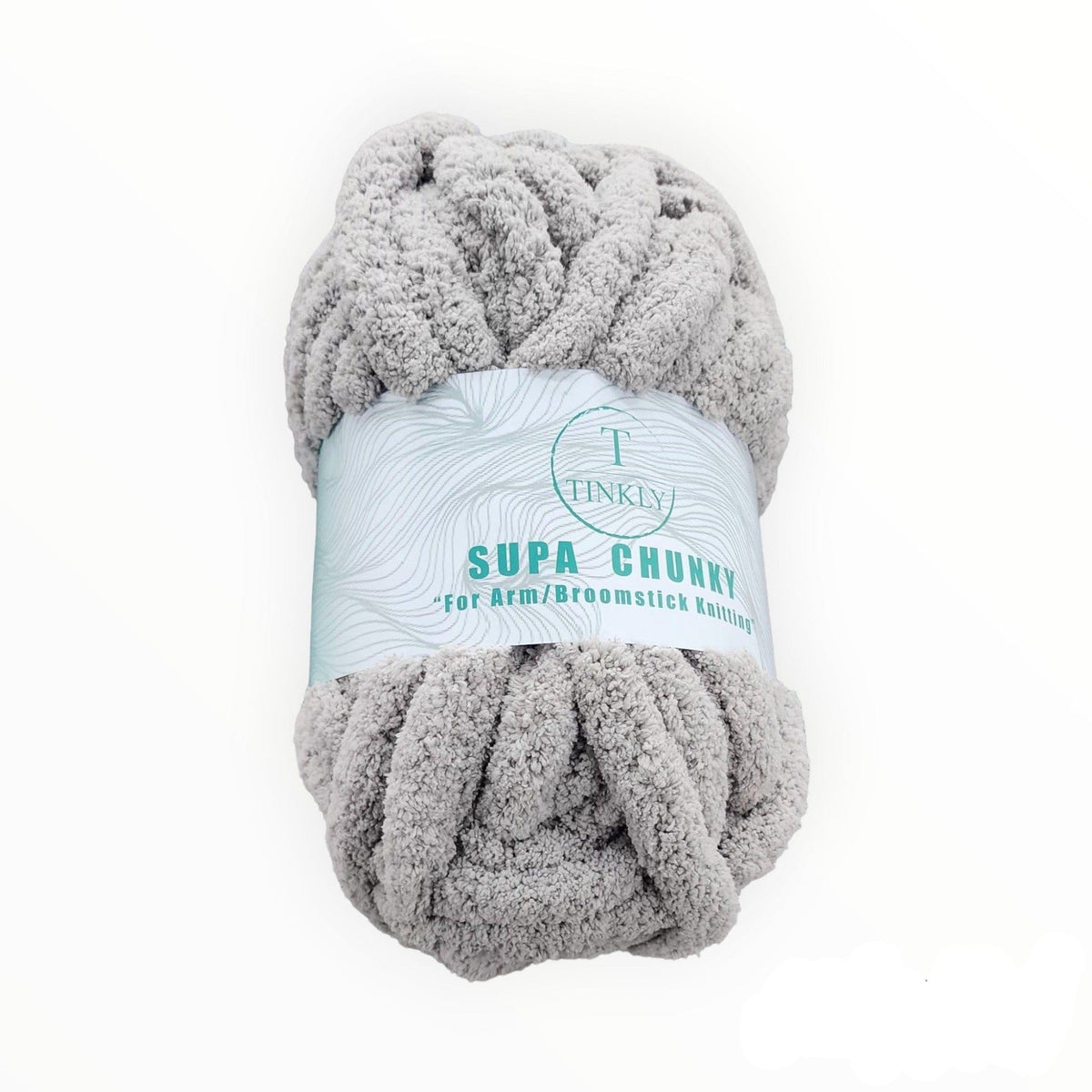 TINKLY Dress Fabrics Tin104a-11 Silver Tinkly Supa Chunky Yarn 250G (7283401523289)