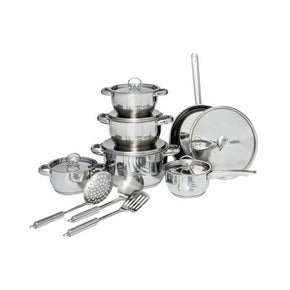 TISSOLI POTS Tissolli 15-Piece Bekaline Stainless Steel Cookware Set (4376037228633)