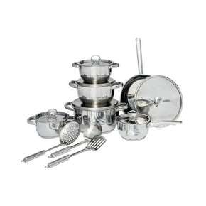 TISSOLI POTS Tissolli 15-Piece Bekaline Stainless Steel Cookware Set (4376037228633)