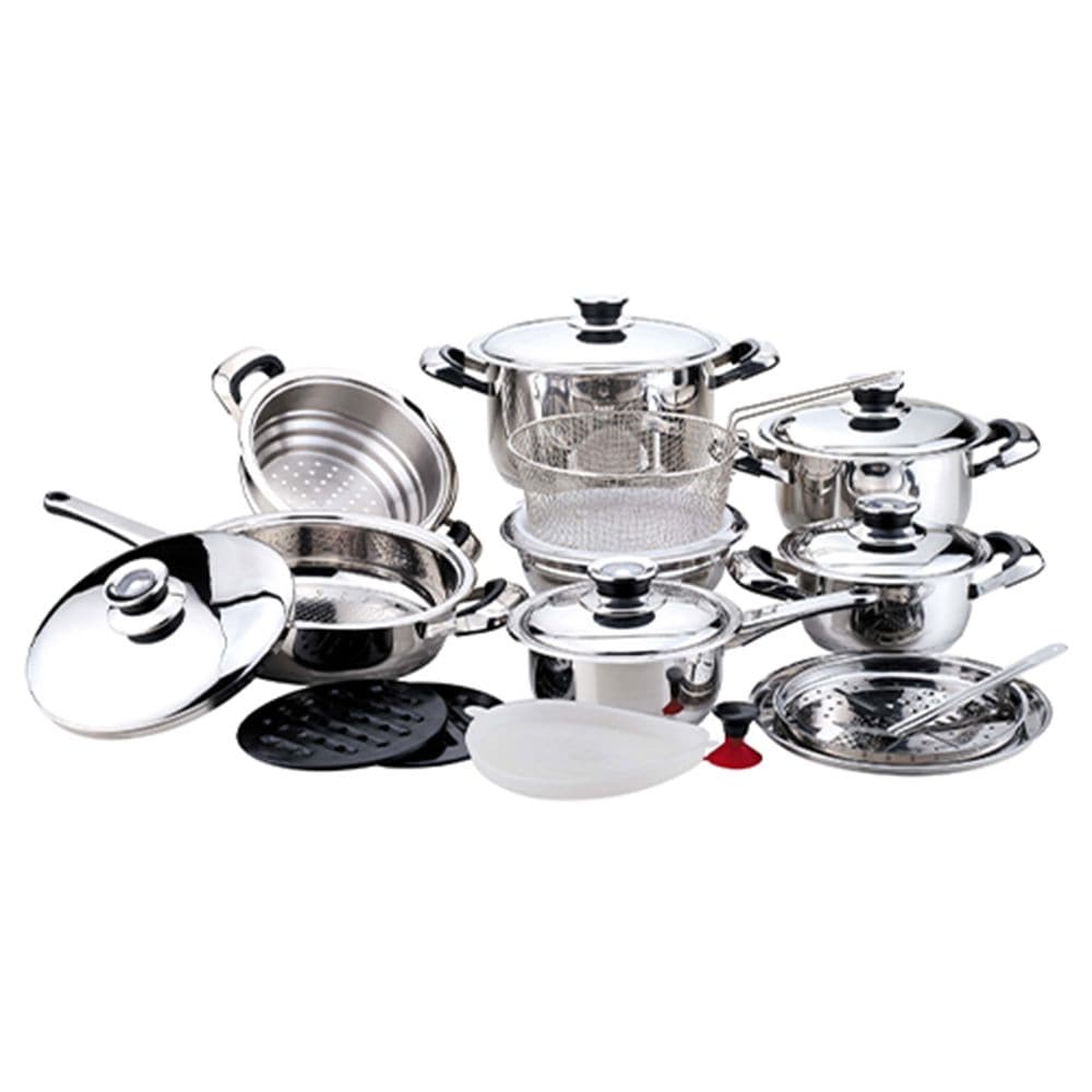 Tissolli POTS Tissolli 21-Piece Crown Stainless Steel Cookware Set