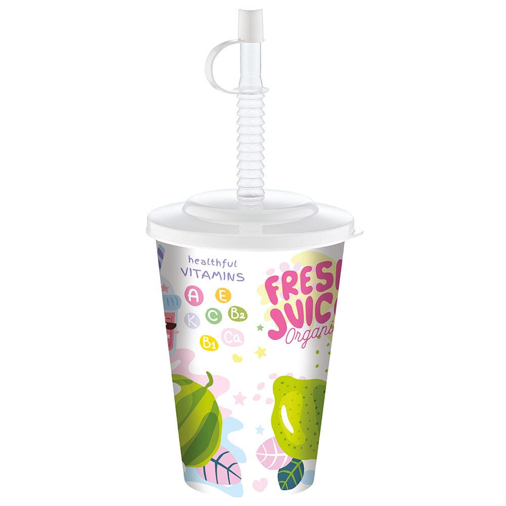 Titiz Coffee Cup Hobby Life Straw Glass 500ml 03 1274 (7303835582553)