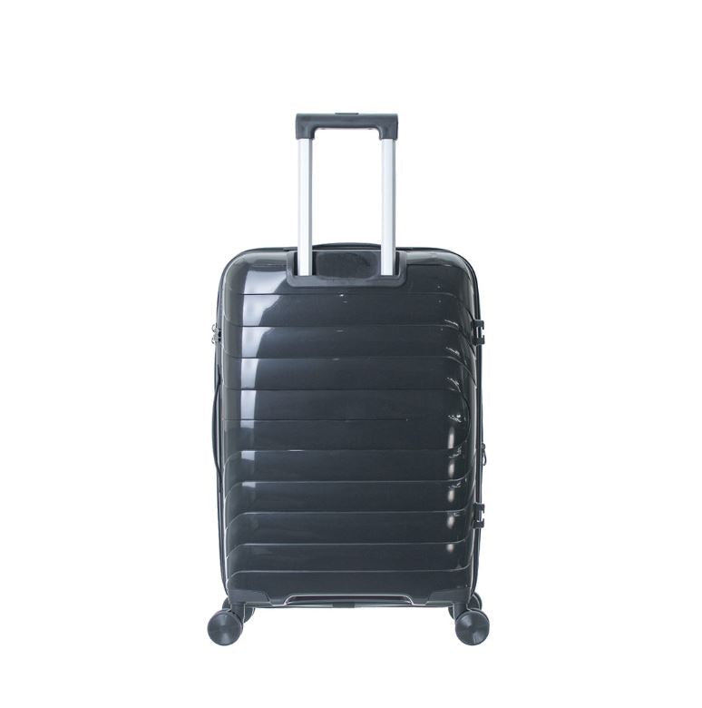 Travelmate Jetini 3 Piece Hard Shell  Luggage Set-Black L-161