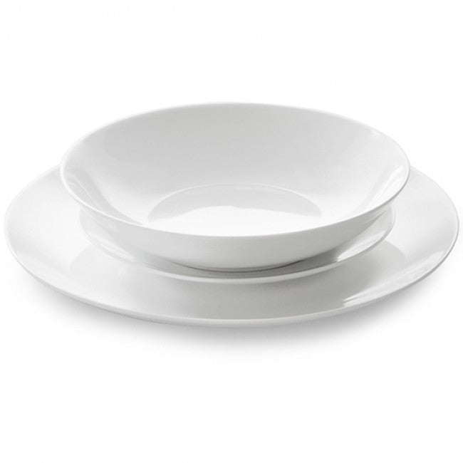 Eetrite Just White 12 Piece Coupe Dinner Set ER1274