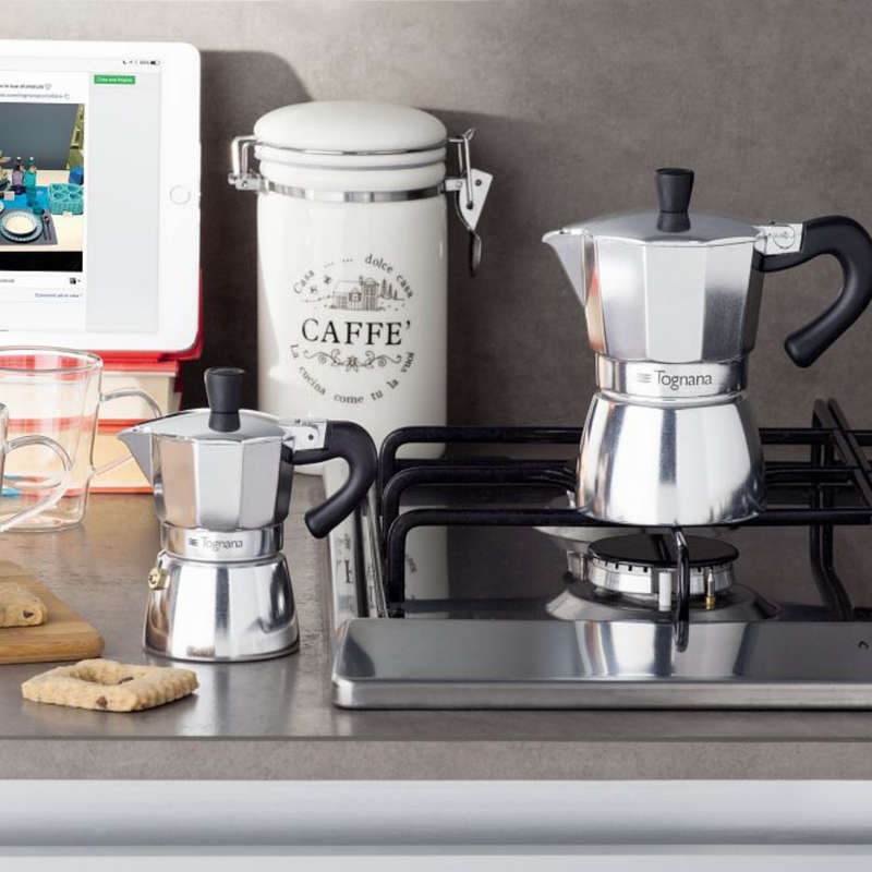 Tognana COFFEE POT Tognana Grancucina Coffee Maker 3 Cups Mirror ‎V4430131ALL