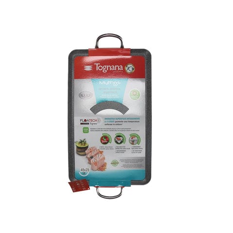 Tognana FRYING PAN Tognana Mythos 48 x 29cm Doppia Grill with Fixed Handle W1758BNAMNF