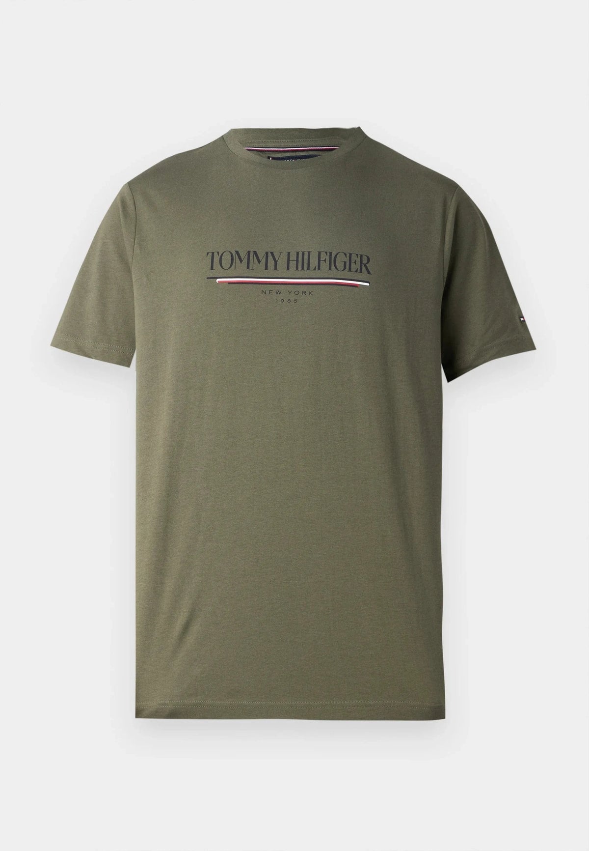 Tommy Hilfiger T Shirt M Tommy Hilfiger Brand Love Tee - Print T-shirt - Battle Green