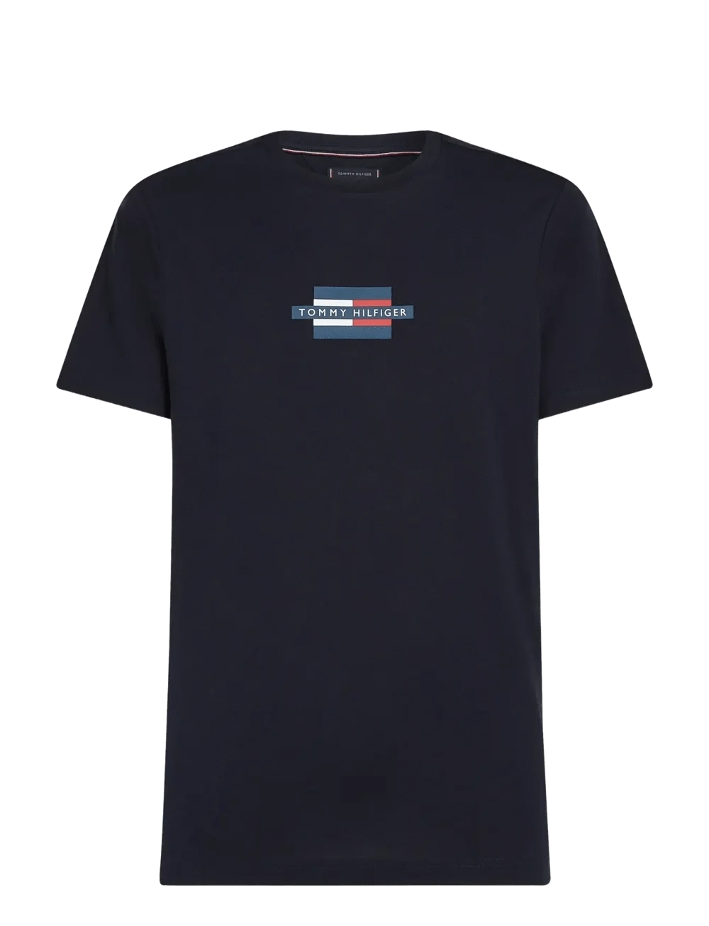 Tommy Hilfiger T Shirt M Tommy Hilfiger Flag Box Tee Desert Sky