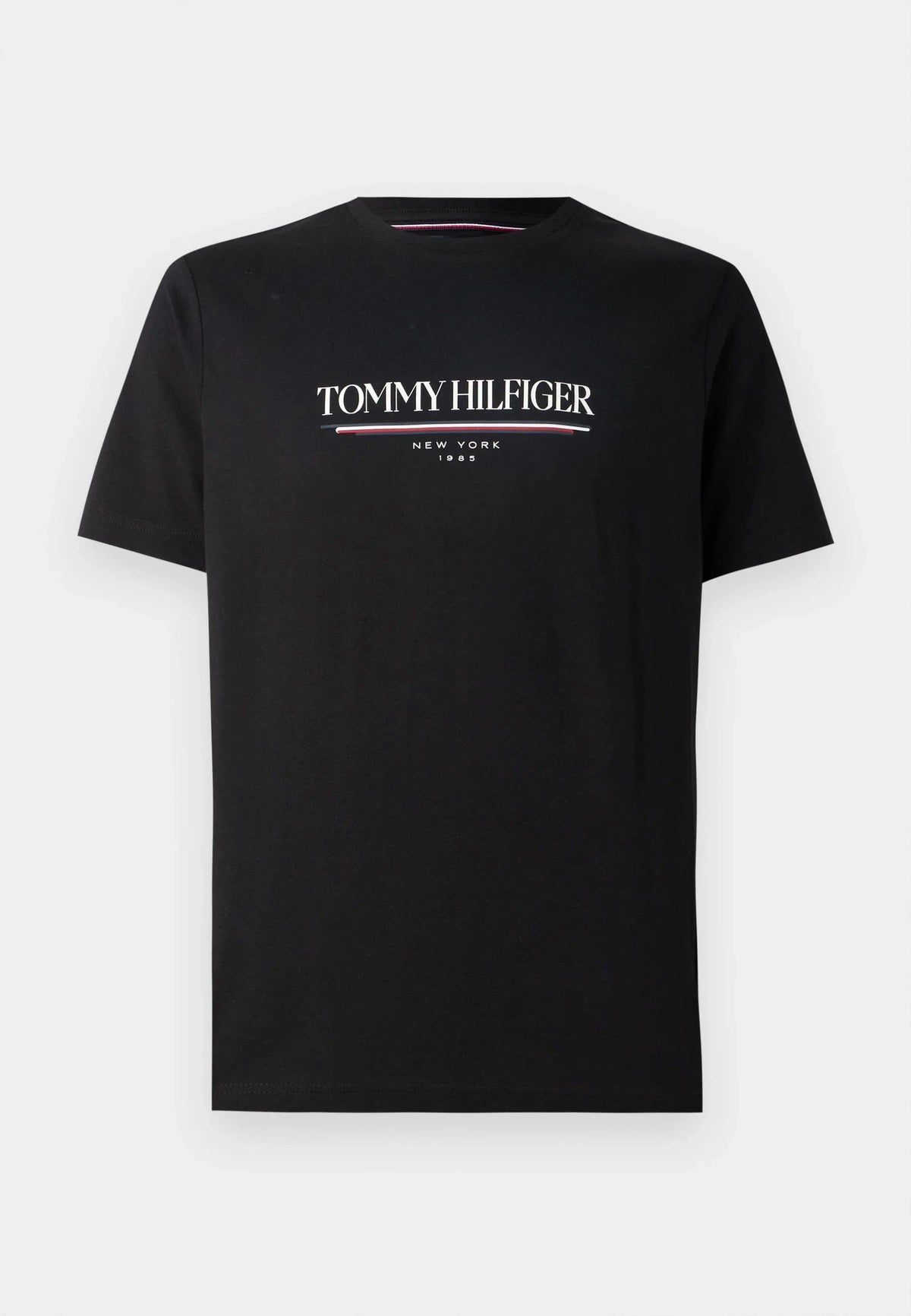 Tommy Hilfiger T Shirt S Tommy Hilfiger Brand Love Tee Print T-Shirt  Black