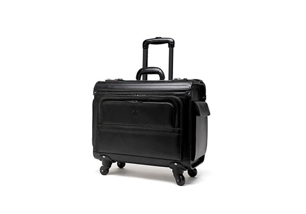 Tosca Pilot Case Tosca 4-Wheel Laptop Pilot Case bonded leather