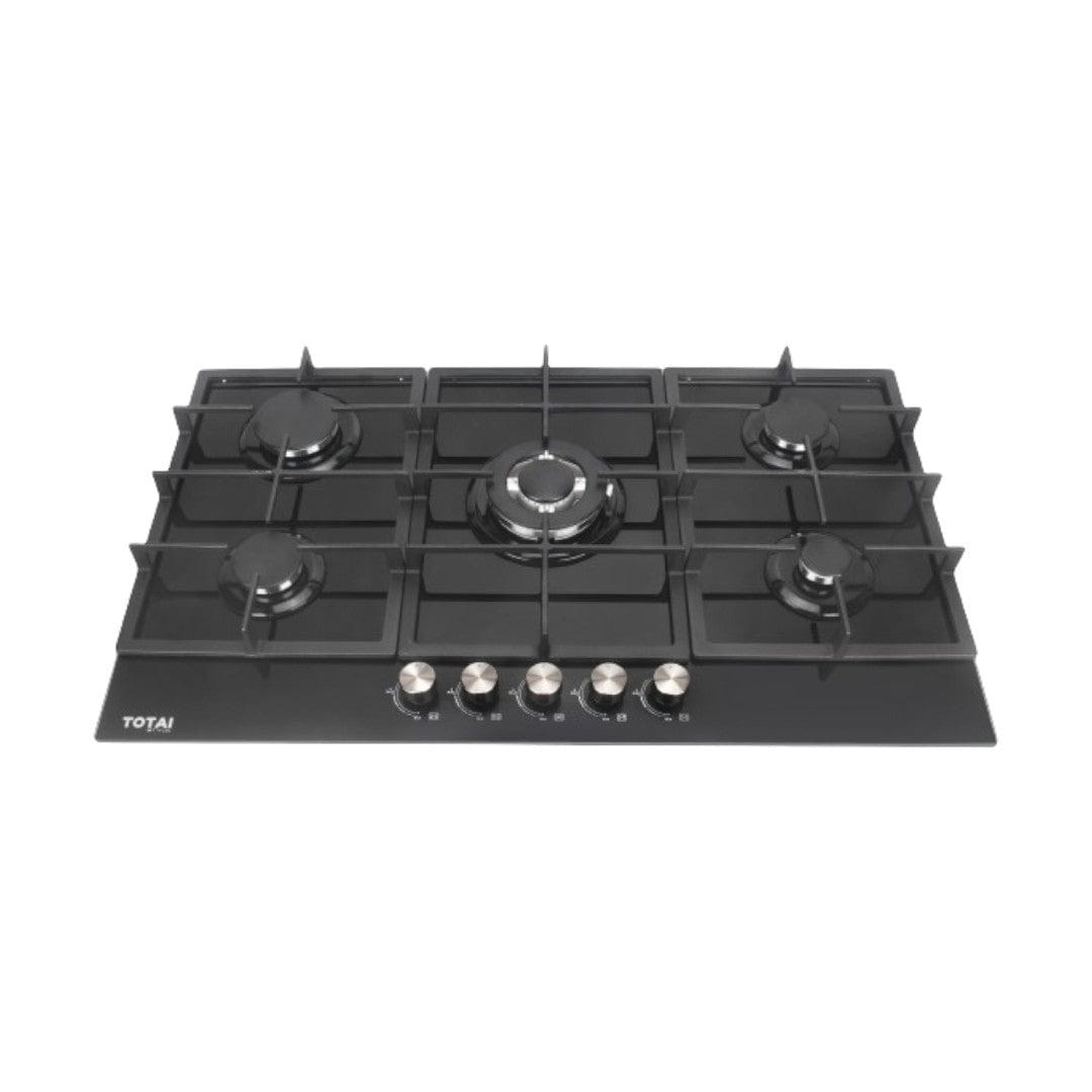 Totai Gas Hob Totai 90CM Black 5 Burner Gas Hob 03/TS5BNR (7689748349017)