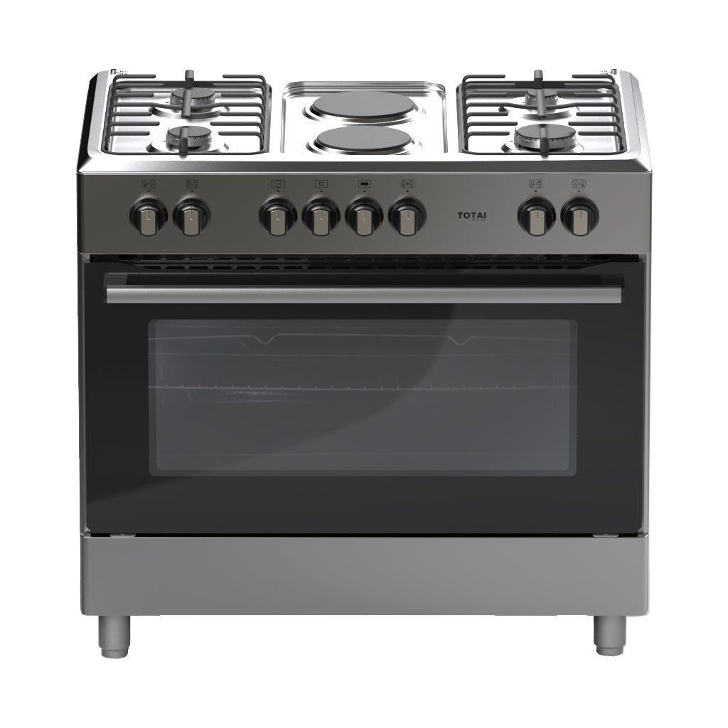 Totai Gas Stove Totai 90cm Stainless Steel 4 Burner Electric Oven Stove 03/T900GE