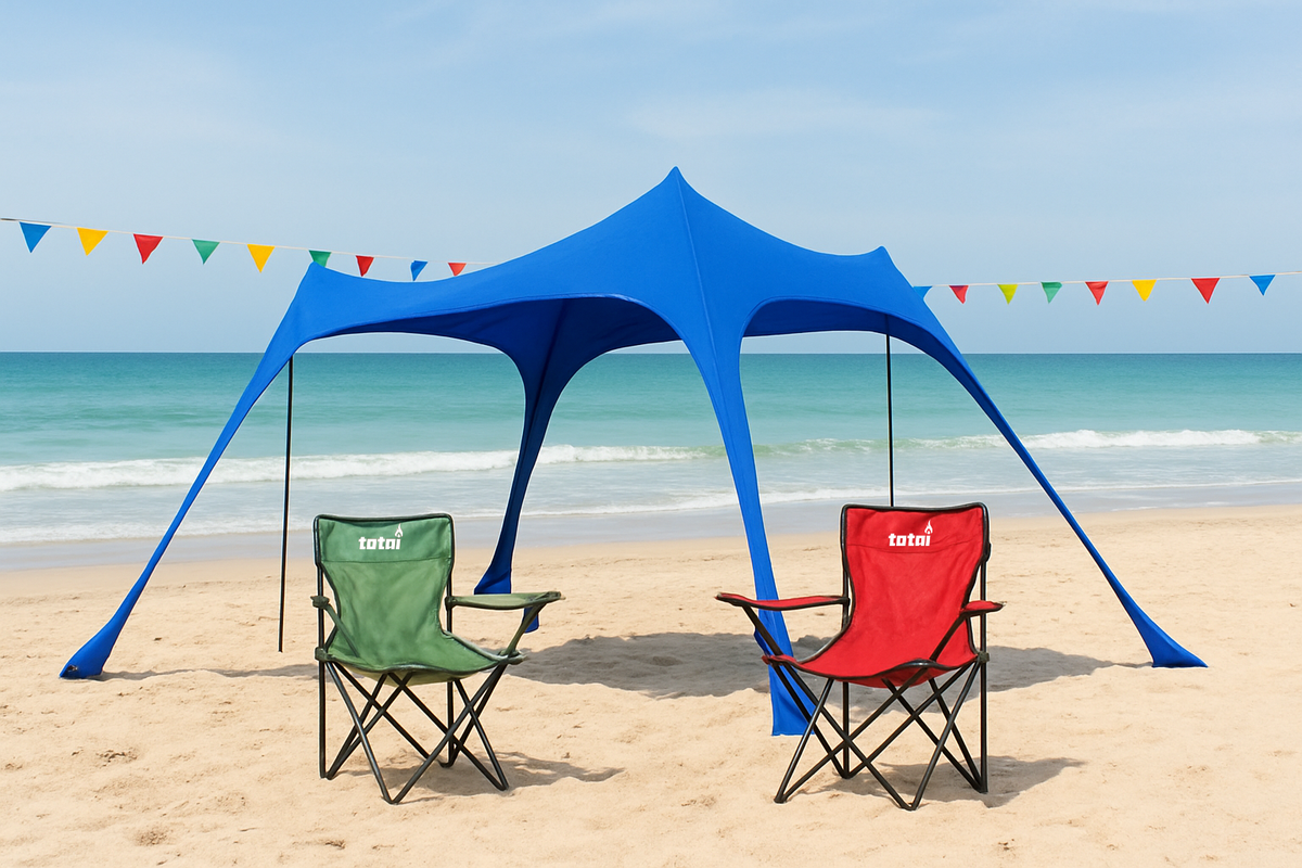 Totai TENT Totai Portable Sun Shelter With Sand Anchors 50/TOT-SS08