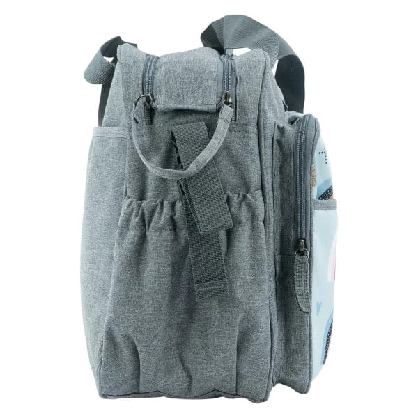 Totes Babe BABY BAG Totes Babe Rainbow Diaper Bag Grey TB-1034-GR (7301209686105)