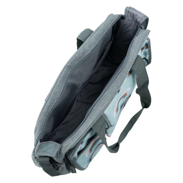 Totes Babe BABY BAG Totes Babe Rainbow Diaper Bag Grey TB-1034-GR (7301209686105)