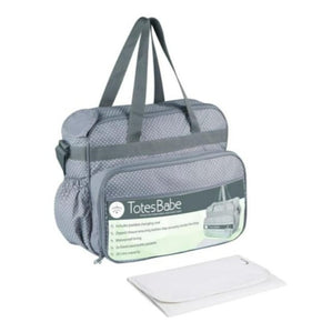 Totes Babe BABY BAG Totes Babe Vivir Diaper Bag 20L Grey TB-1003-GR (7301198250073)