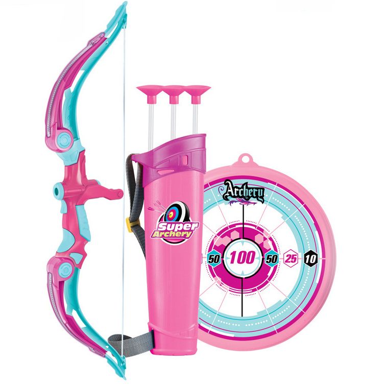 Toys Babies & Kids Kids Bow & Arrow Archery Set Pink J1803-B