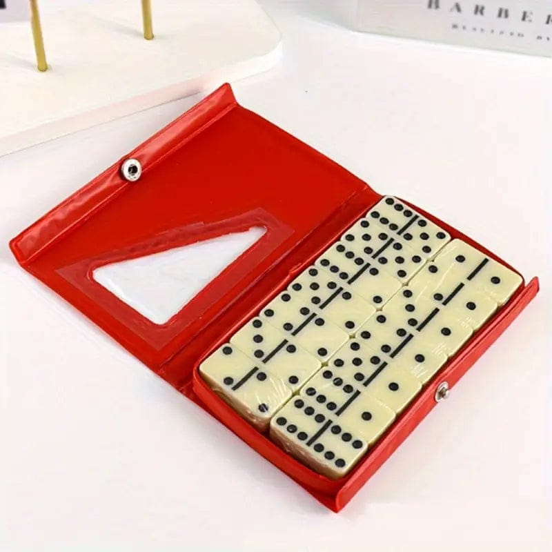 Toys Game Dominoes Double Six Game Mini Set of 28 Travel Game (7880846082137)