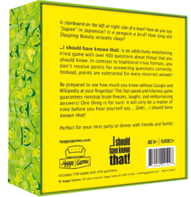 Toys Game I Should Have Known That! Game 0162B-14