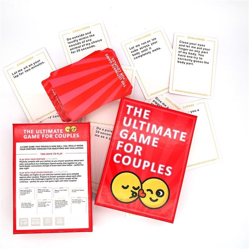 Toys Game The Ultimate Game for Couples Paper General Knowledge Card Game 0162K-3 (7881011429465)