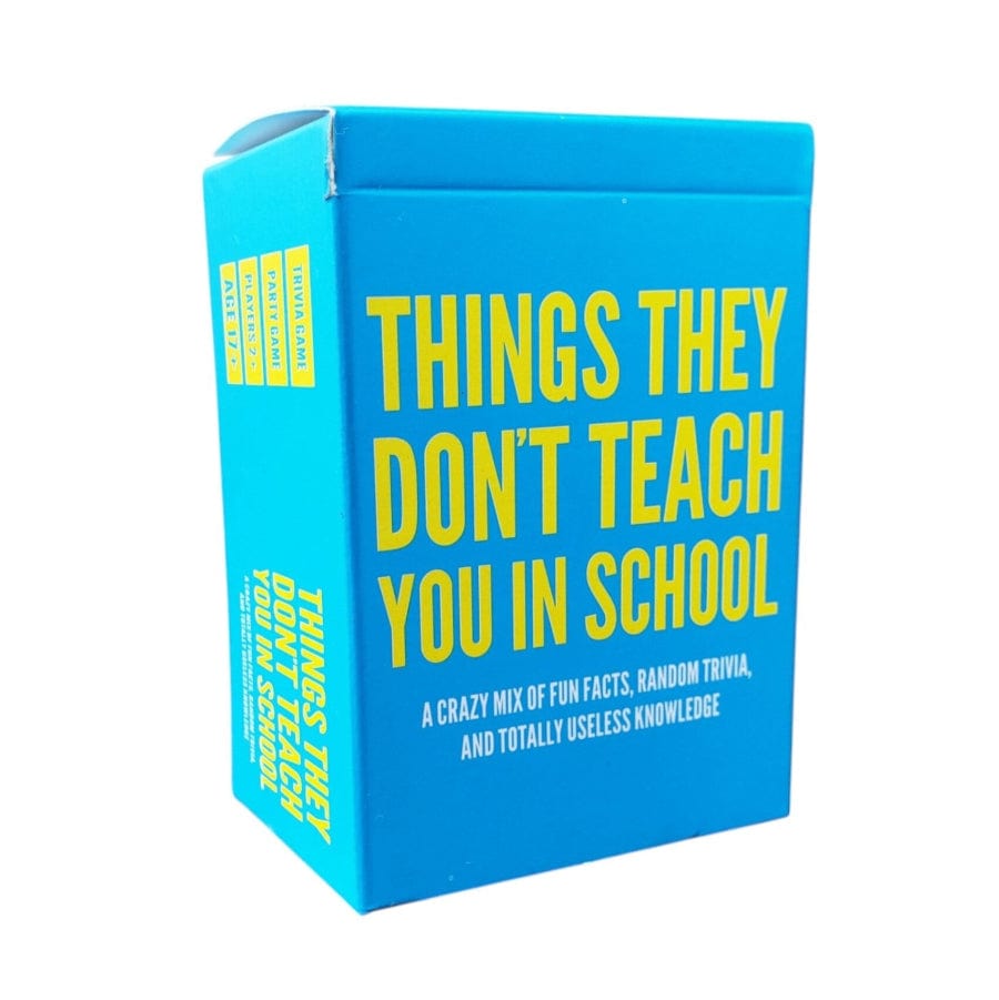Toys Game Things They Don’t Teach You in School Cards Game 0162B-13