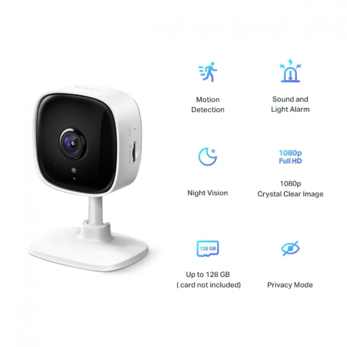 TP-LINK Security Camera TP-LINK TAPO C100 Home Security Wi-Fi Camera and Alarm (7300810834009)