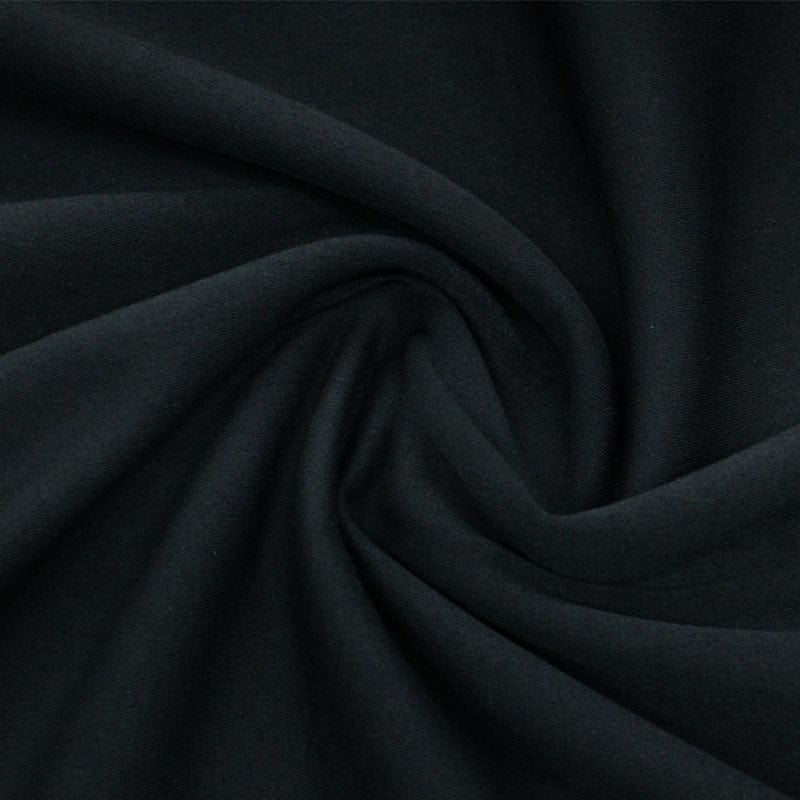 TRACKSUITING Dress Fabrics Black Track Suiting Fabric 150cm (7562618732633)