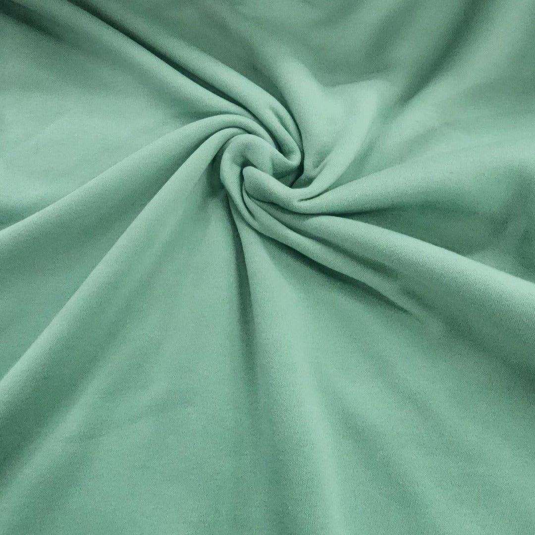 TRACKSUITING Dress Fabrics Sage Track Suiting Fabric 150cm (7562618732633)