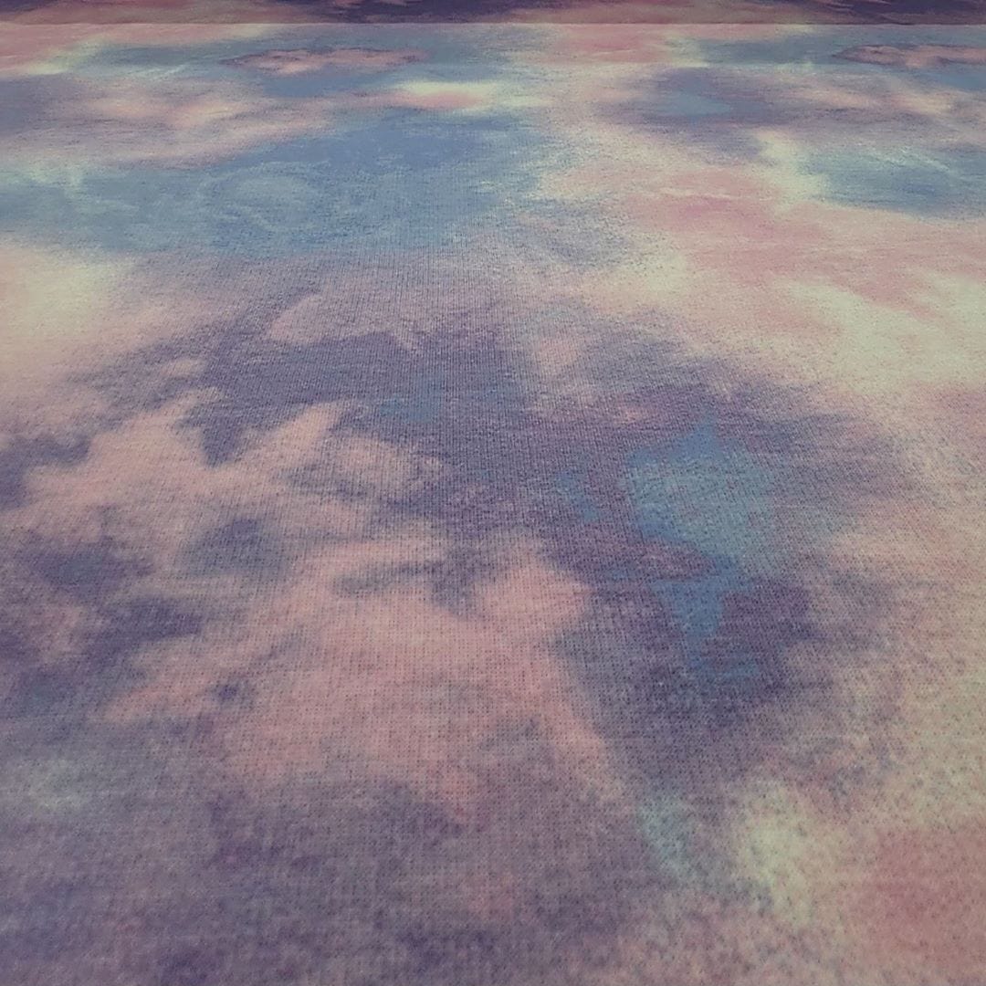 TRACKSUITING Dress Fabrics Tye Dye French Terry Fabric 150cm (7510764814425)