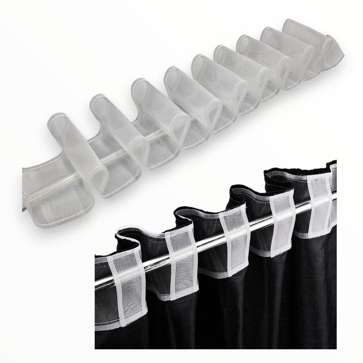 Translucent Curtain Tape 10 cm.