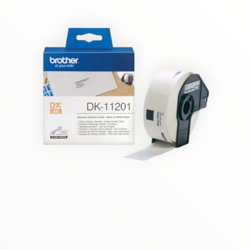 Brother Dk-11201 Standard Address Continuous Tape Labels 29 Mm X 90 Mm Paper Label  (Multicolor) - MHC World