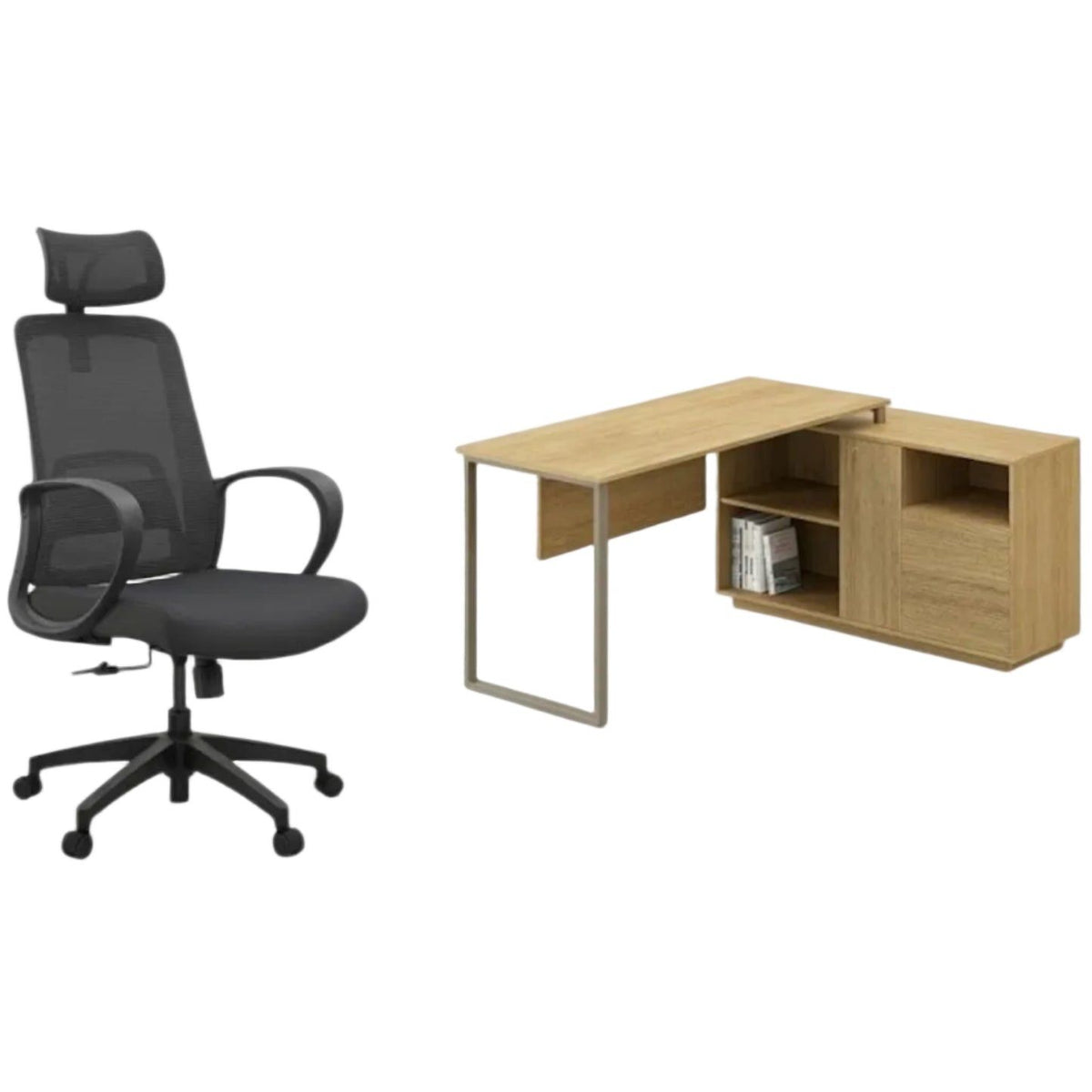 Combo Office Table[OZ3837+Chair[HT415A].