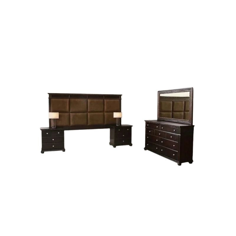 Asmara Qn Bedroom Suite 3Pc & Dressing Table.