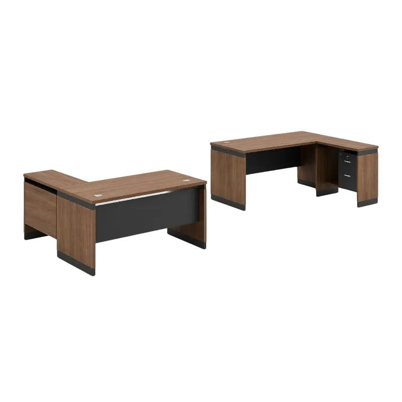 Office Desk And Side Piece With Built In Drawer 2 Piece ( 1.6m) SE118-16.