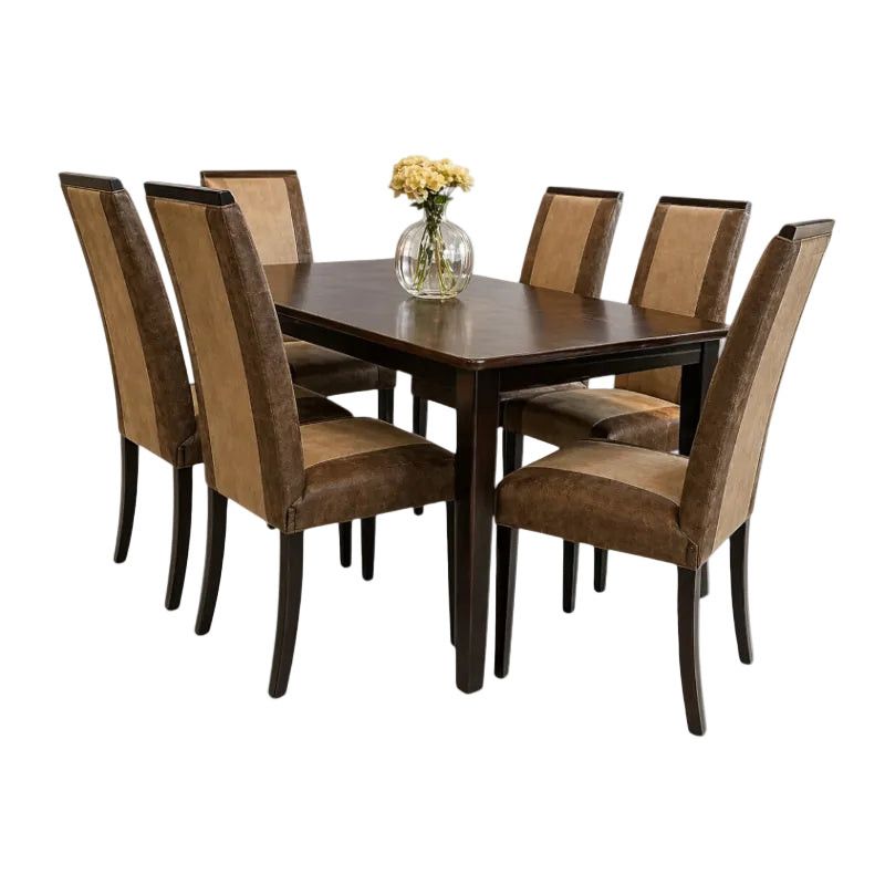 Petite Dining Set Dark Coffee 7Pc.