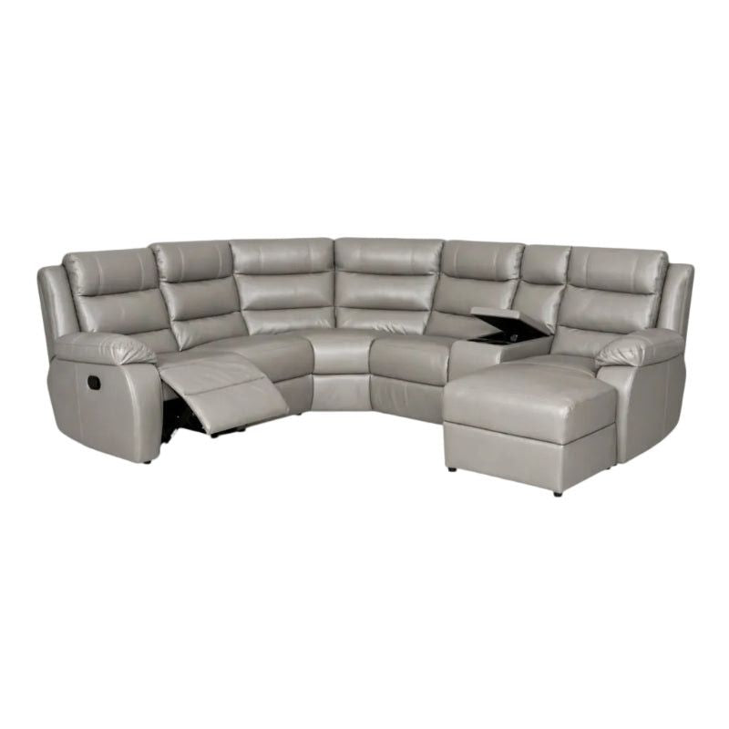 Erin Corner Couch 1 Action Mottled Grey 6pc