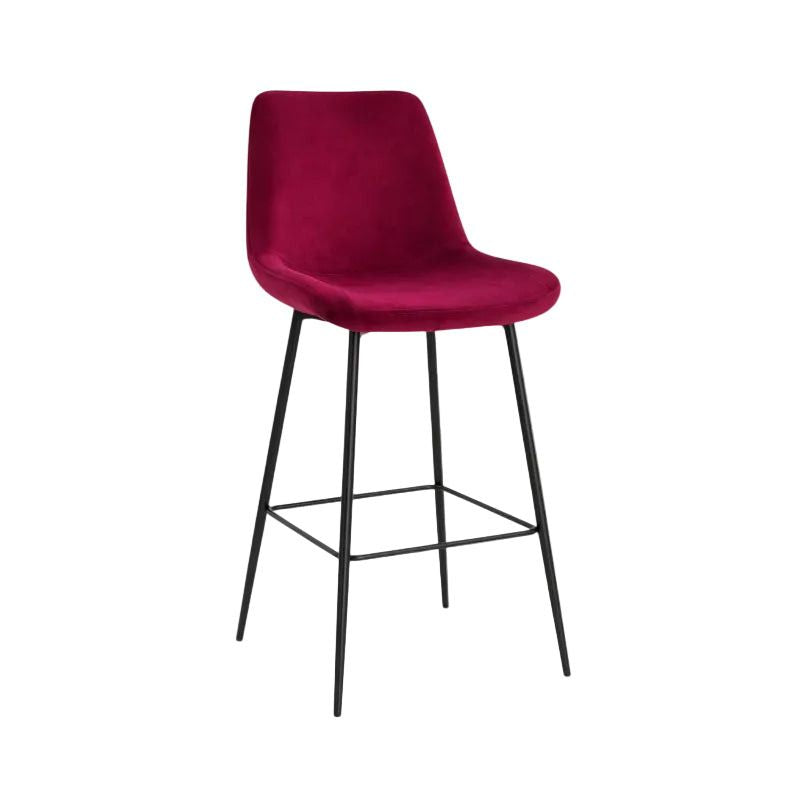 Jost Bar Stool Fabric Maroon KT-Y962.
