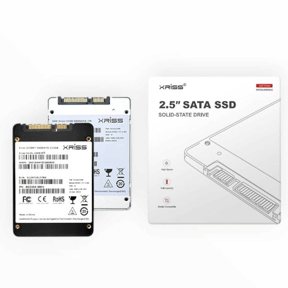 XRISS Hard Drive 2.5in 256Gb SSD.