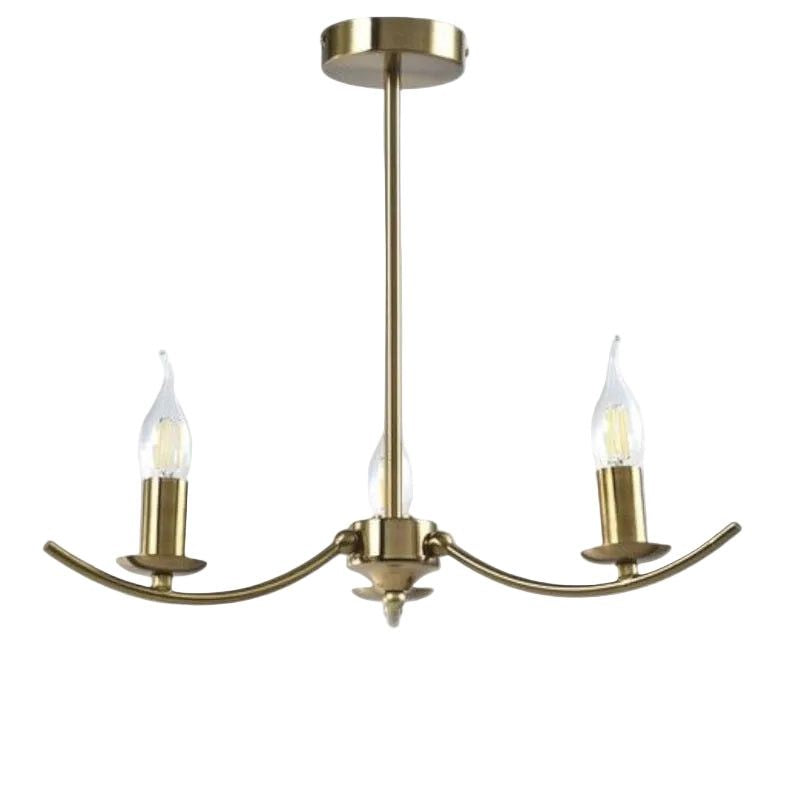 Brightstar CH396/3 GOLD Metal Chandelier