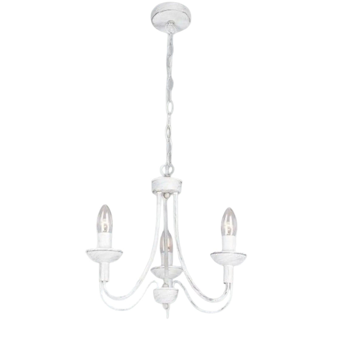 Brightstar CH524/3 FOSSIL Metal Chandelier.