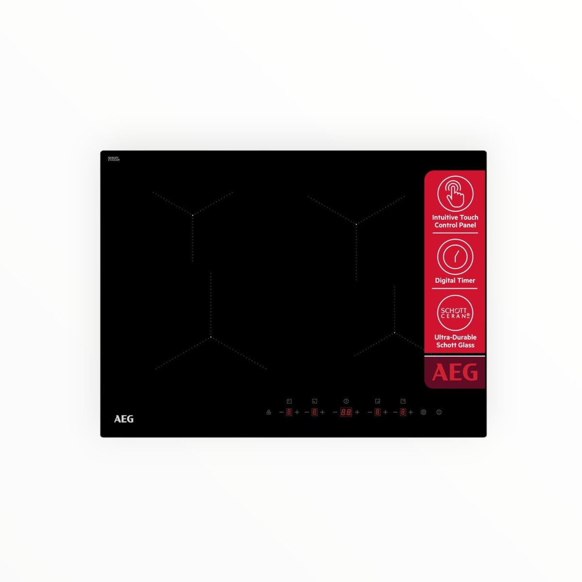 AEG 70cm Schott Ceran Hob AEGZA70CBIHS1.
