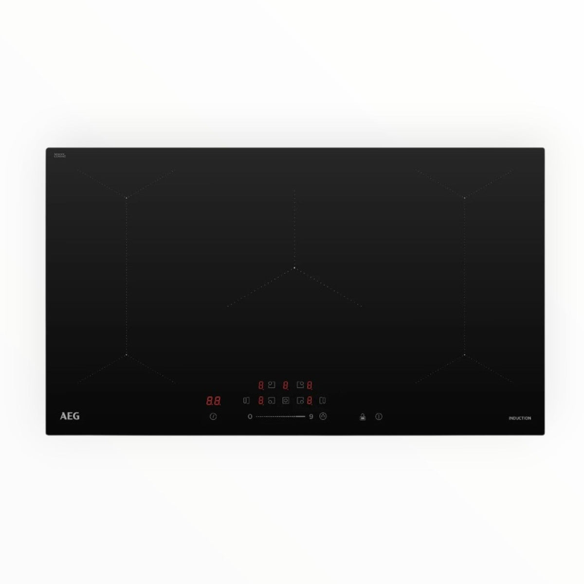 AEG 90cm SCHOTT Glass Induction Built-In Hob (Matte) AEG90IHM1M.