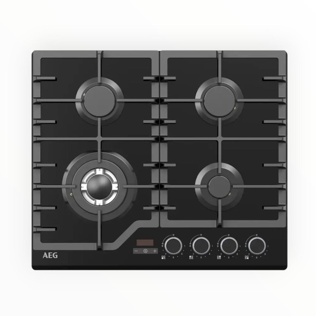 AEG 60cm Gas on Glass Hob with Timer AEGZA60BIHT1.
