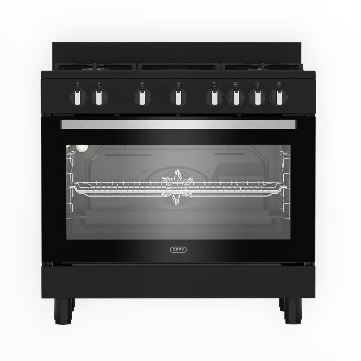 Defy DGS90GEBI 90cm Gas Electric Range Cooker Black
