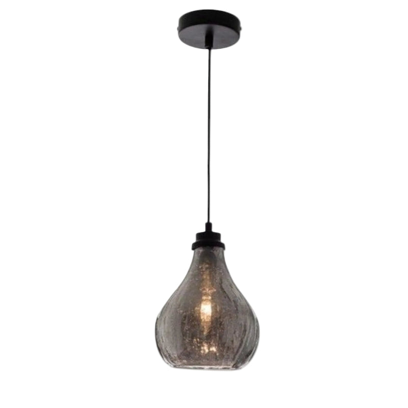 Brightstar PEN415 CHROME Metal and Chrome Colour Glass Pendant Chrome.