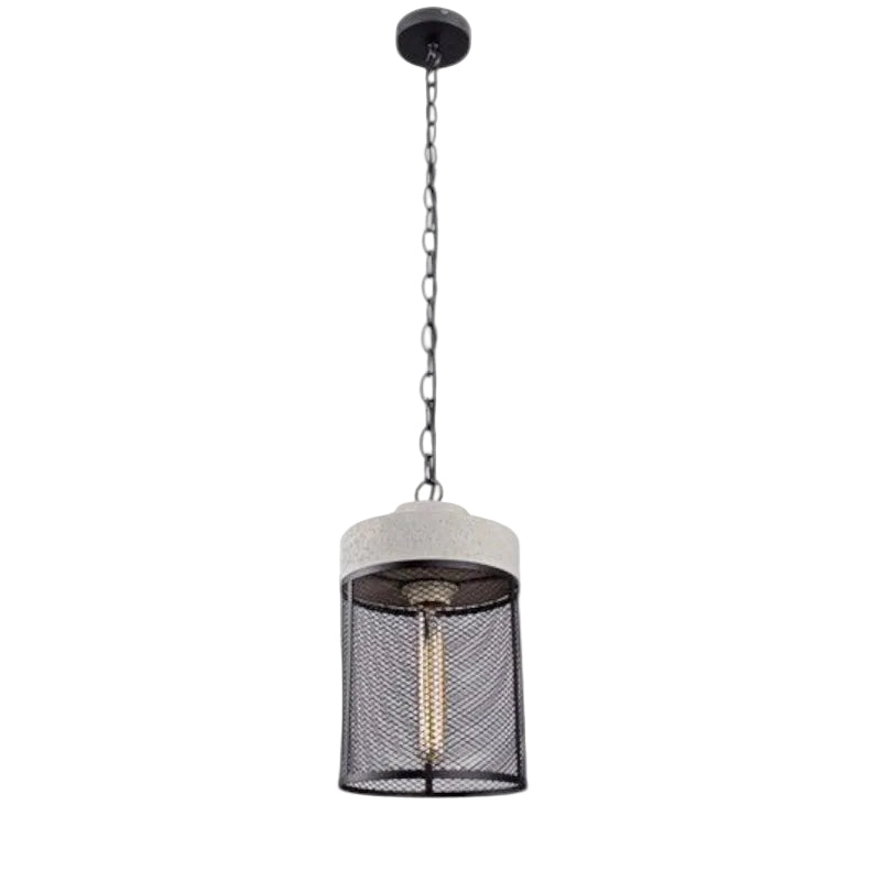 Brightstar PEN350 STONE Cement and Metal Cage Pendant.