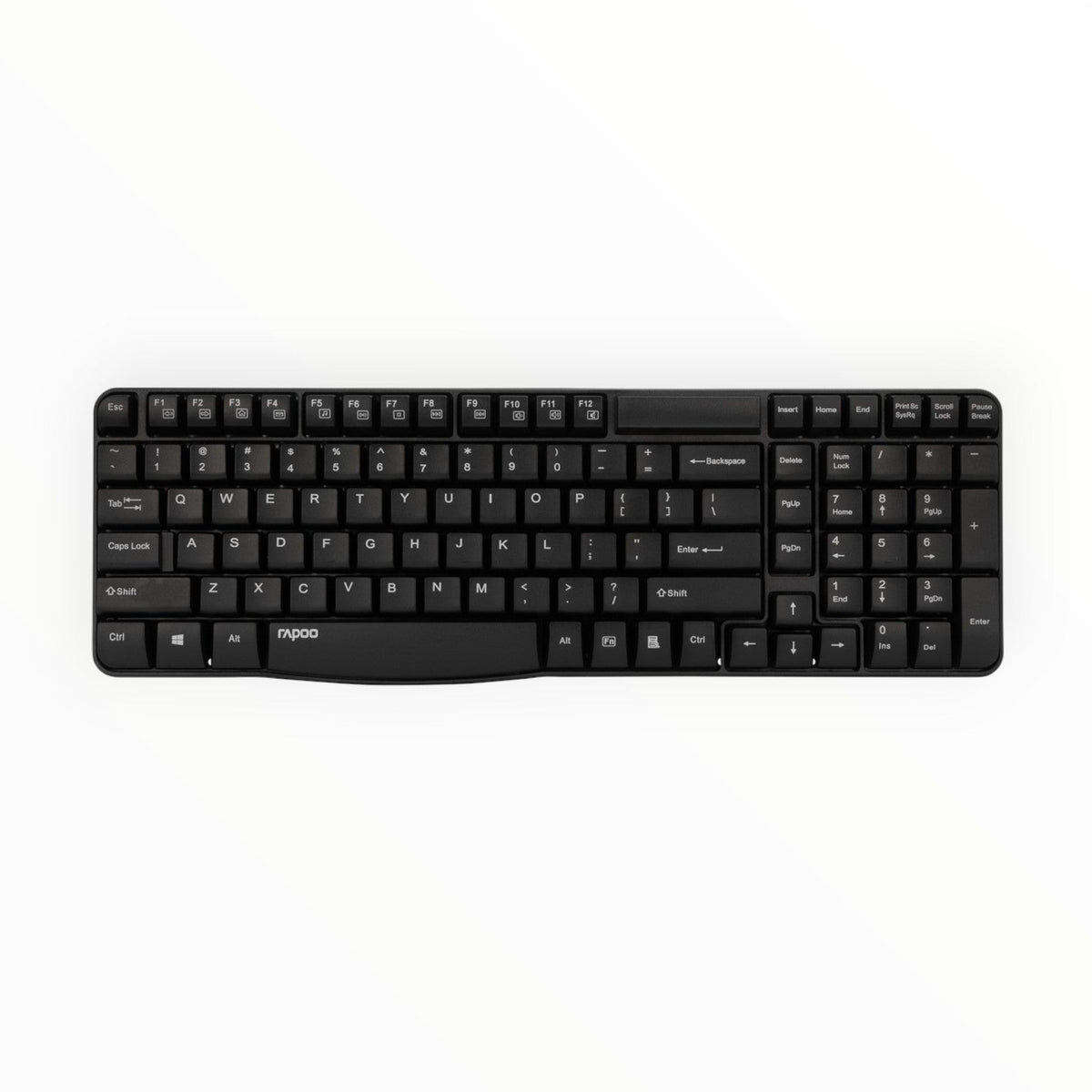 Rapoo E1050 Wireless Keyboard - Black.