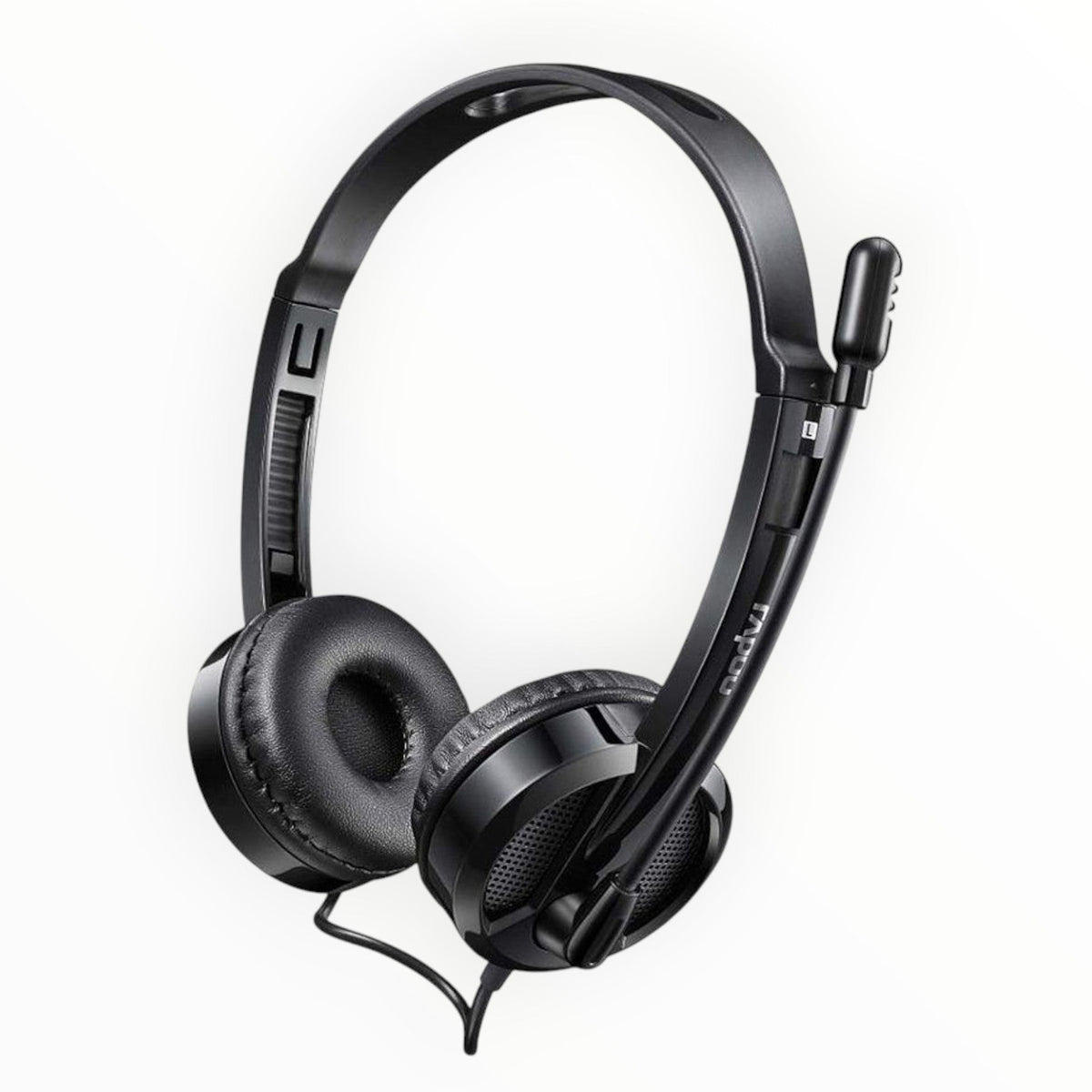 Rapoo H120 Wired USB Stereo Headset - Black.