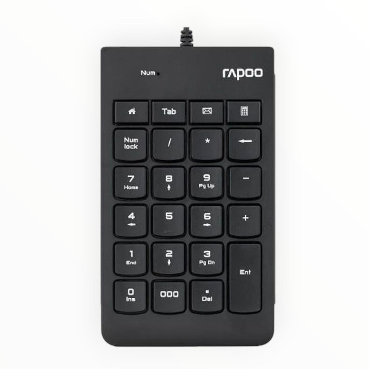 Rapoo K10 Numeric Wired Keypad - Black.