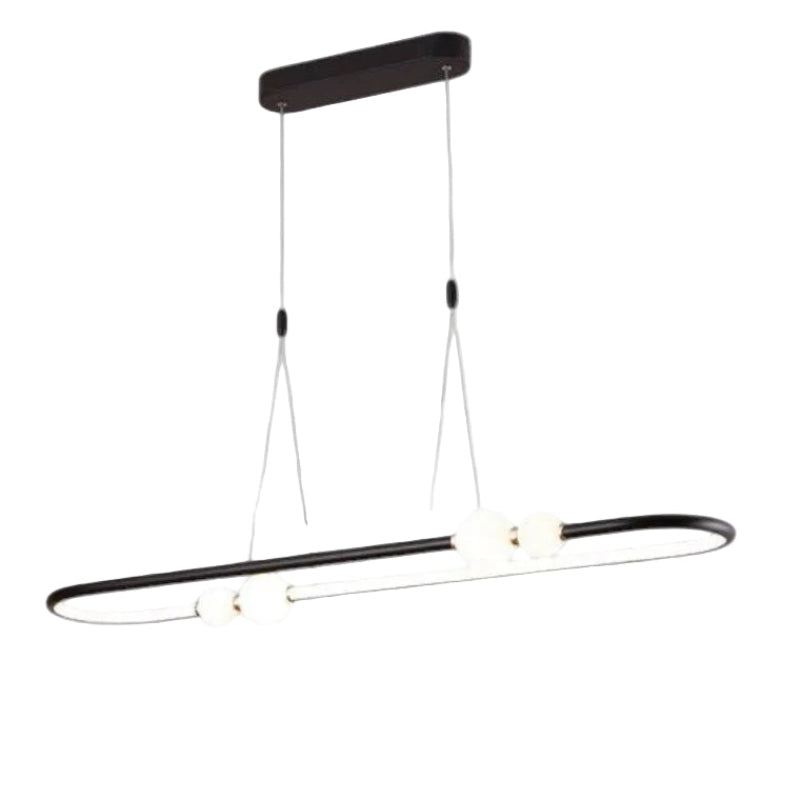Brightstar PEN797 BLACK Aluminium Glass And Pvc Pendant