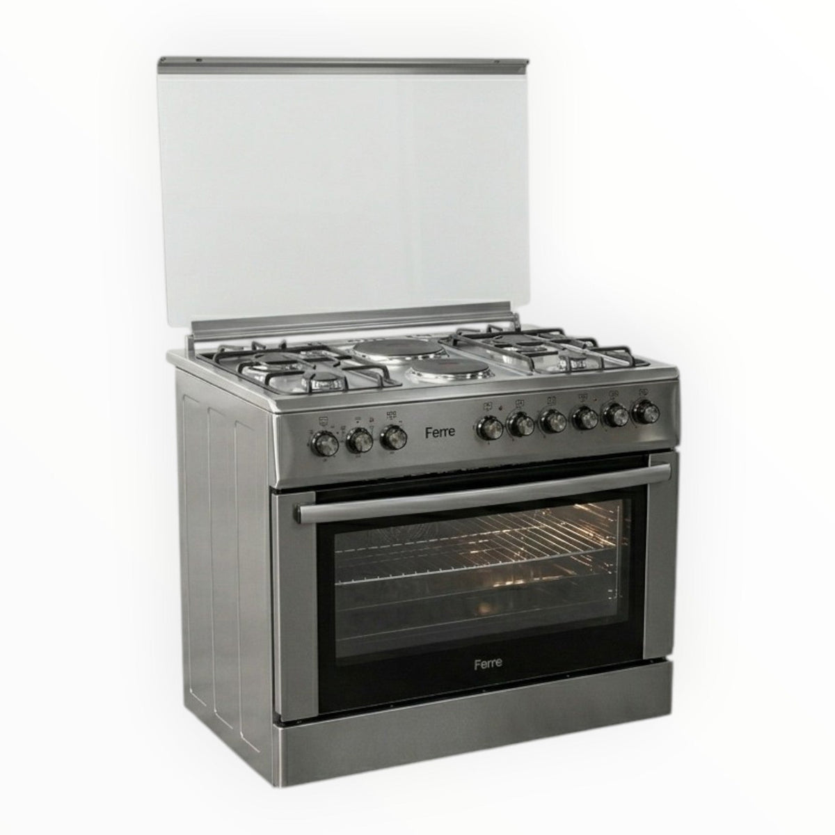 Ferre  90cm Silver Gas Stove F9S42E3.FDIDTLC.1